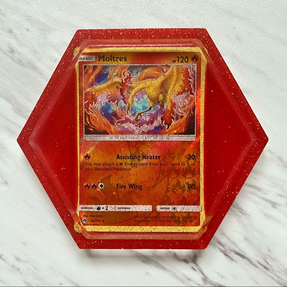 ⭐️Moltres Holographic Coaster